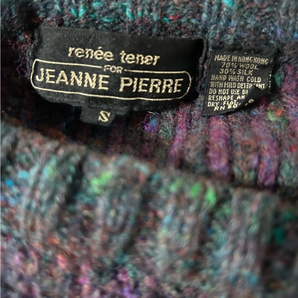Renee Tener for Jeanne Pierre Cardigan Sweater Vintage - Picture 8 of 8